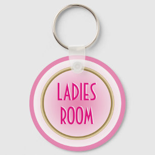 Porte-clés Rose de toilettes pour dames