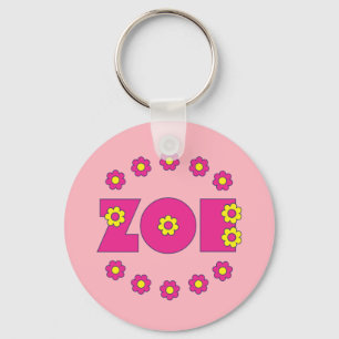 Porte-clés Rose de Zoe Flores