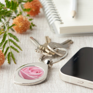 Porte-clés Rose douce