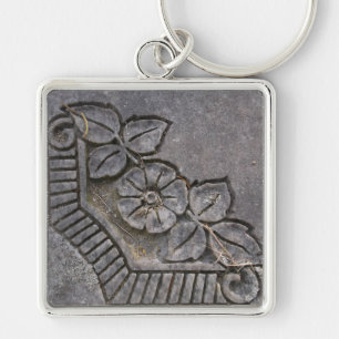 Porte-clés Rose en pierre