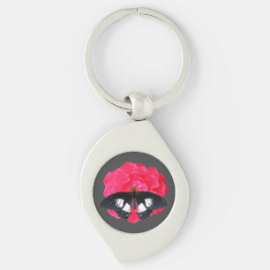 Porte-clés Rose et Swallowtail
