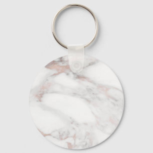 Porte-clés Rose Gold Marble Modèle tendance élégante personna