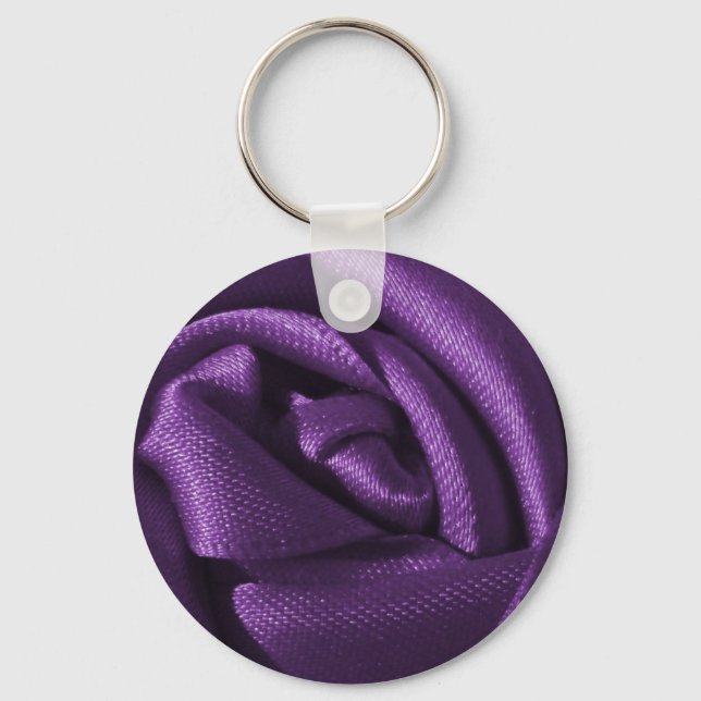 Porte-clés Rose gothique violet foncé (Recto)