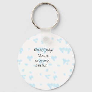 Porte-clés Rose mignon baby shower aquarelle moderne dat