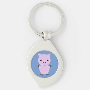 Porte-clés Rose Piggy