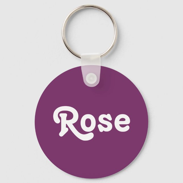 Porte-clés Rose porte - clé (Recto)