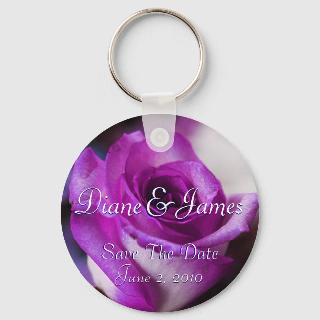 Porte-clés Rose pourpre (Recto)