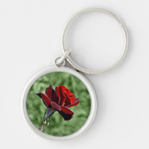 Porte-clés Rose Rouge