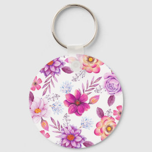 Porte-clés Rose violette