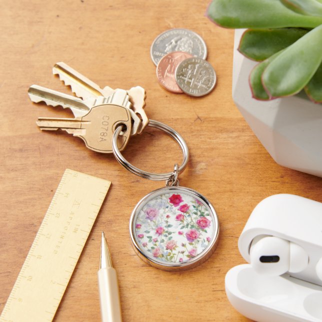 Porte-clés Roses (Bureau)