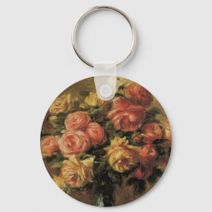 Porte-clés Roses dans un vase par Pierre Renoir, Beaux-arts a