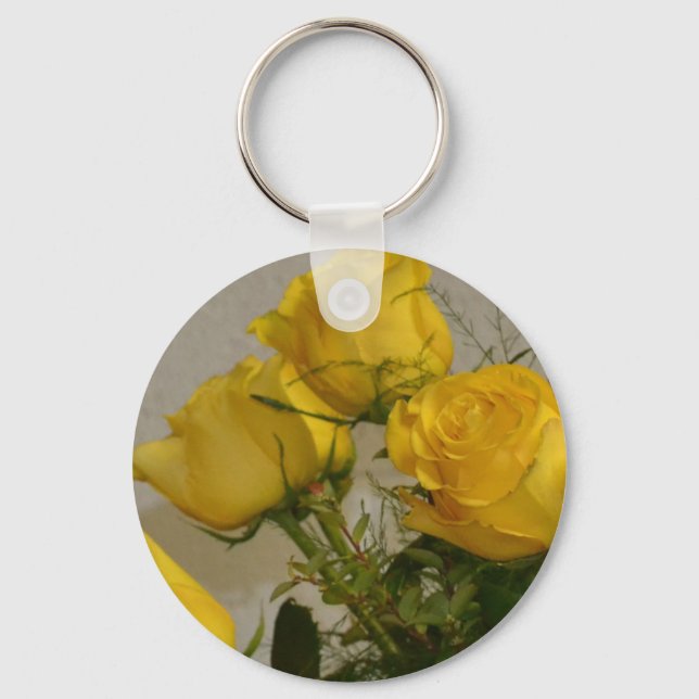 Porte-clés Roses jaunes (Recto)