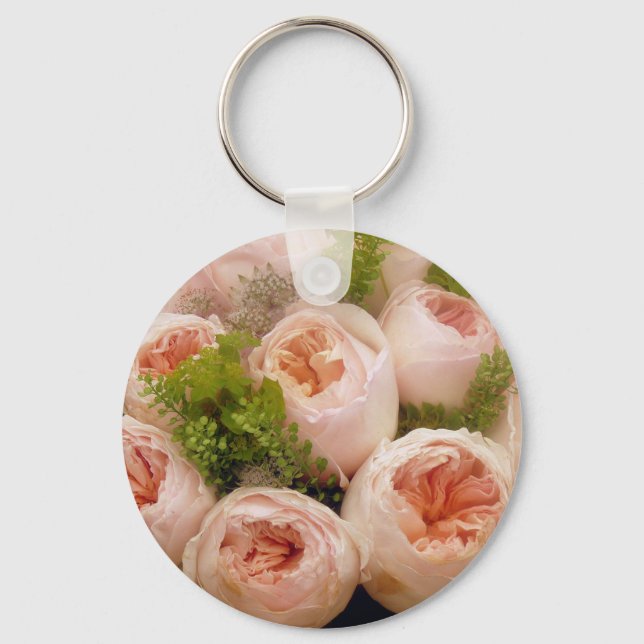 Porte-clés Roses roses précieuses (Recto)