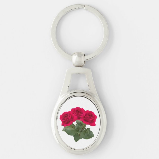 Porte-clés Roses rouges (Devant)