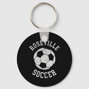 Porte-clés Roseville Soccer Rétro Détresse 90's Vintage