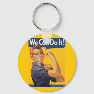 Porte-clés Rosie le Riveter "Nous pouvons le faire"