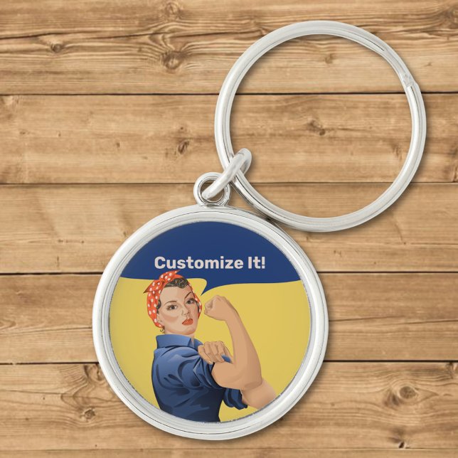 Porte-clés Rosie the Riveter (Créateur téléchargé)