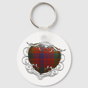 Porte-clés Ross Tartan Heart