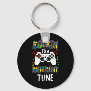 Porte-clés Rotation Vers Un Autre Gamer De Sensibilisation su