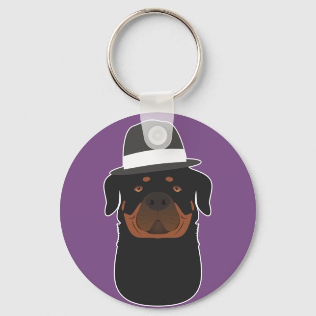 Porte-clés Rottweiler (Recto)