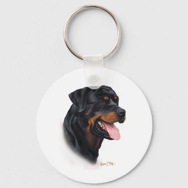 Porte-clés Rottweiler (Recto)