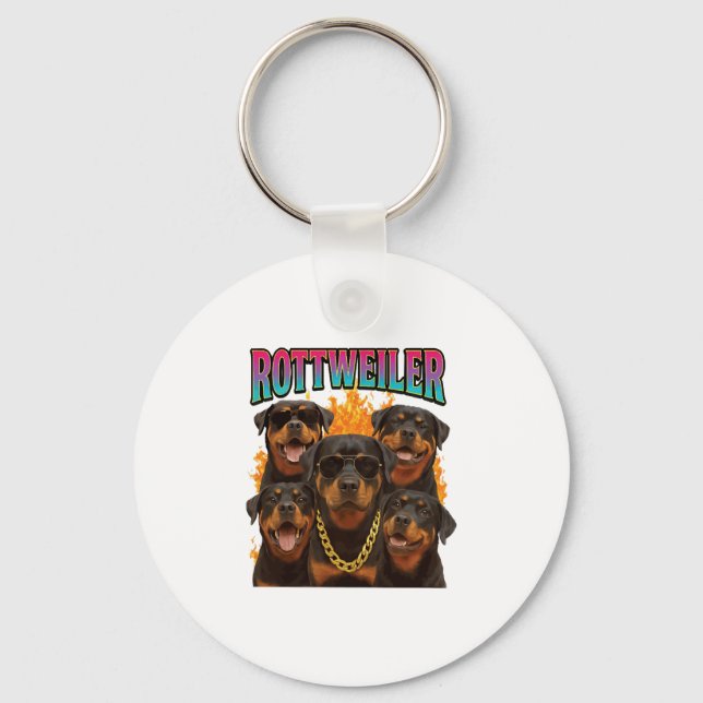 Porte-clés Rottweiler  (Recto)