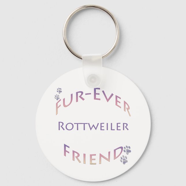 Porte-clés Rottweiler Furever Friend (Recto)