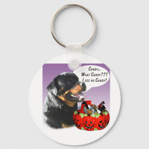 Porte-clés Rottweiler Halloween Candy