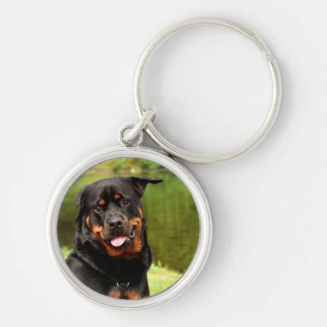 Porte-clés Rottweiler, Happy Keychain (Devant)
