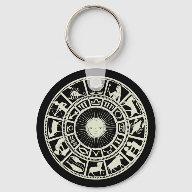 Porte-clés Roue céleste Zodiaque (Recto)