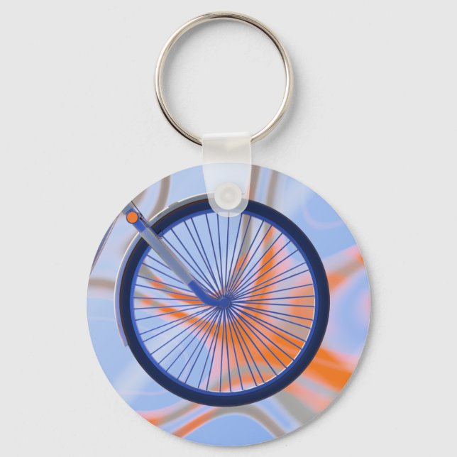 Porte-clés Roue de vélo - Roue de bicyclette (Recto)