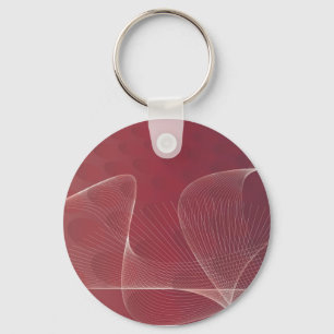 porte-clés rouge abstrait