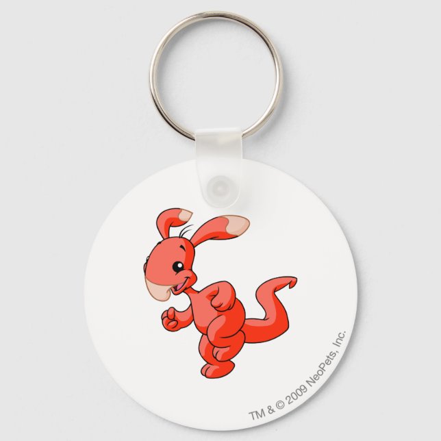Porte-clés Rouge Blumaroo (Recto)
