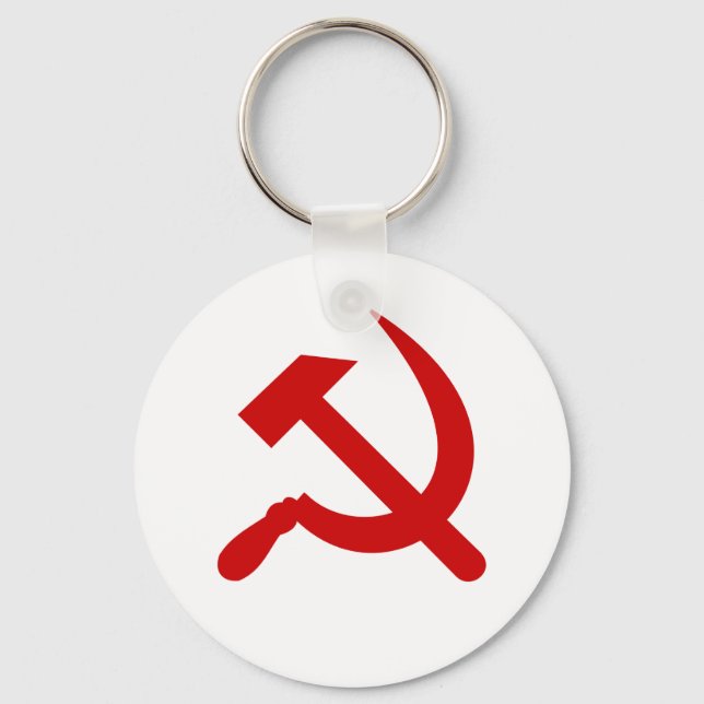 Porte-clés Rouge Communism hammer and Sickle (Recto)