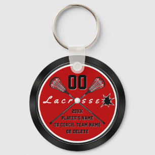 Porte-clés Rouge et Noir, Abordables, Cadeaux de Fête de Lacr