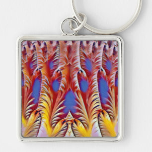 Porte-clés ~ Rouge jaune Blanc bleu rose ~ Porte - clé