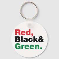 Rouge, Noir et Vert.