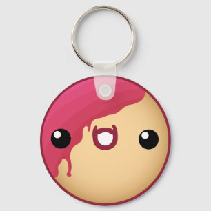 Porte-clés Rouge Porte - clé de Donut