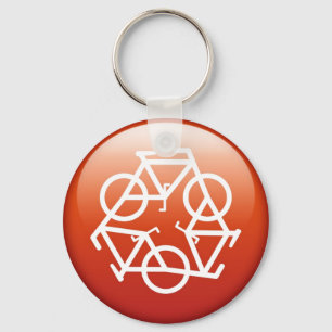 Porte-clés rouge Recycle par Petr Kratochvil