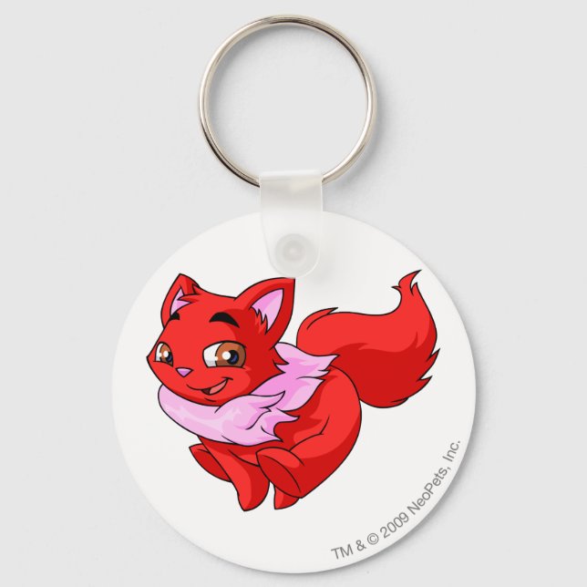 Porte-clés Rouge Wocky (Recto)