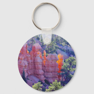 Porte-clés Rougeoyer de canyon de Bryce