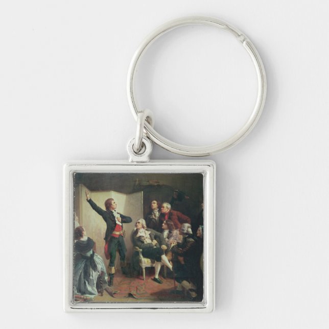 Porte-clés Rouget de Lisle chantant le Marseillaise (Devant)
