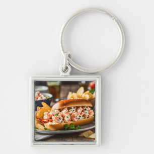 Porte-clés Rouleau de homard et frites