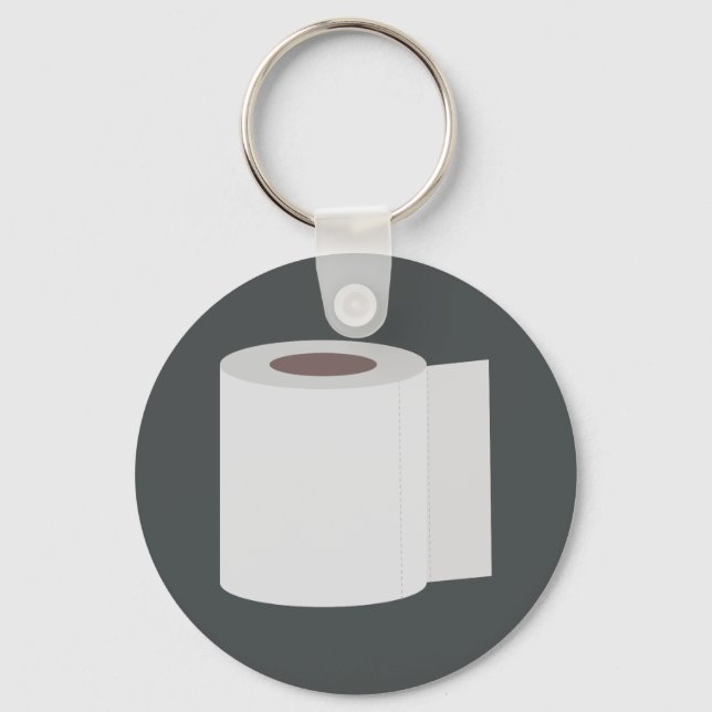 Porte-clés Rouleau de papier toilette (Recto)