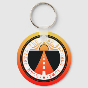 Porte-clés rouler jusqu'à ce que la route devienne la maison