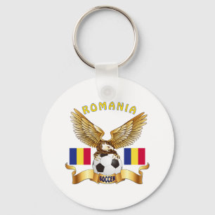 Porte-clés Roumaine Football Designs