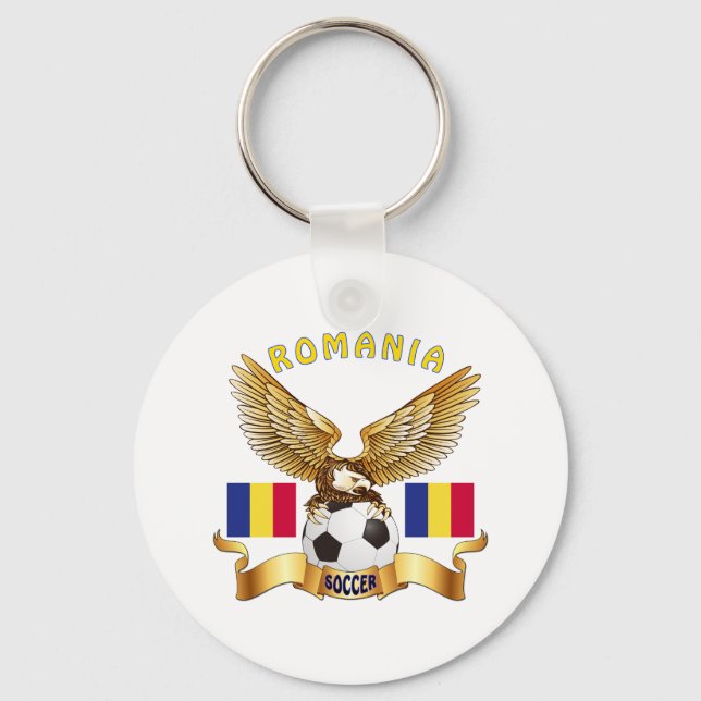 Porte-clés Roumaine Football Designs (Recto)