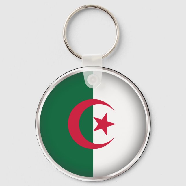 Porte-clés Round Algeria (Recto)