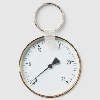 Porte-clés Round Pressure Gauge Dial Keychain
