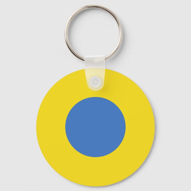 Porte-clés Roundel de l'armée de l'air ukrainienne (Recto)